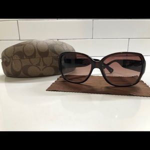 Coach “Odessa” Sunglasses with Case & dust cloth